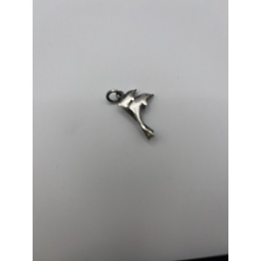 Handcrafted Solid 925 Sterling Silver Double (Two… - image 1